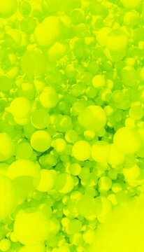 A cluster of glowing bright yellow spheres forming an abstract pattern
