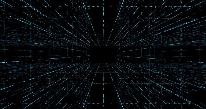 Futuristic technology grid background