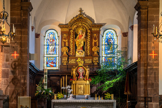 Kreuzkapelle des Klosters Hohenbrg im Elsass