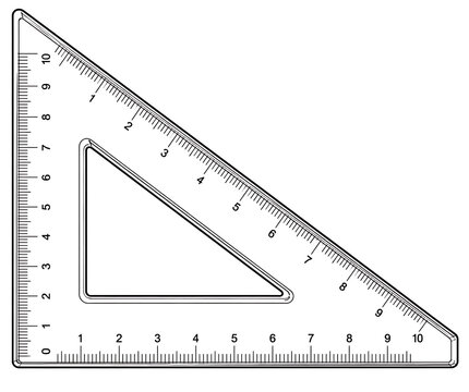 technical drafting triangle ruler, triangle ruler, drafting triangle, drafting ruler, set square, engineer triangle, technical drawing tool, architectural drafting tool, geometry ruler, triangular rul