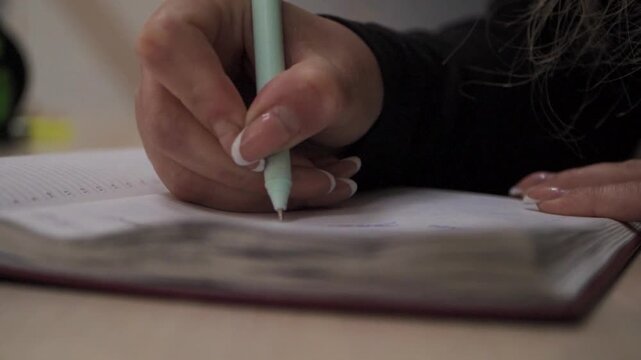 Woman Journaling Personal Thoughts for Self Reflection