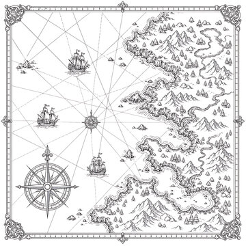 vintage coastline chart, vintage coastal chart, antique coastline map, old nautical chart, vintage nautical map, antique maritime chart, coastal navigation map, historical coastline map, vintage carto