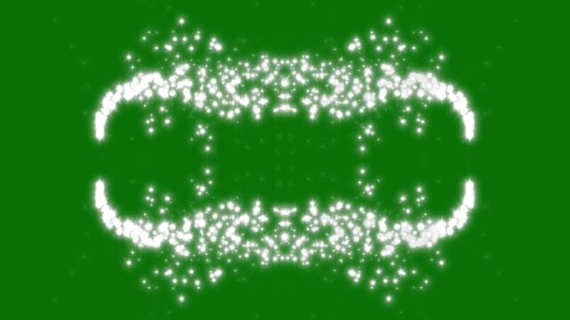 Glitter stars background overlay, glitter sparkles star trail, fairy dust glitter stars trail transition, smooth chroma style effect magical light transition on green background cinematic. 4k video