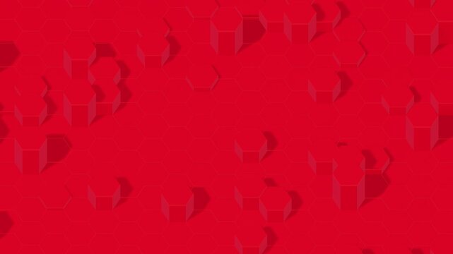 Radiant Vivid Hexagon Column Field Abstract Technology
