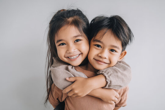 capture ultrabright and symbolic photograph representing national siblings day emphasizing joyful bond of brothers