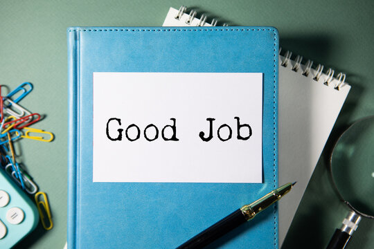 Phrase Good job in a workspace