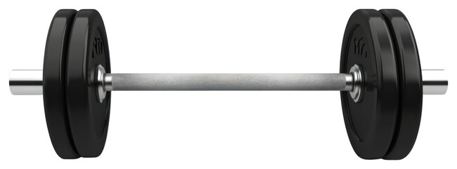 Fototapeta premium Barbell exercise bathroom fitness.