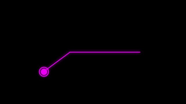 Futuristic HUD callout rectangle and text box animation, 4K technology motion graphics.