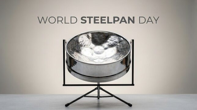 World steelpan day music design