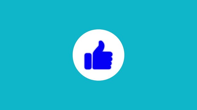 Check and like icon animation, alpha channel, 4K. Perfect for social media, approval, feedback, and positive reactions.
