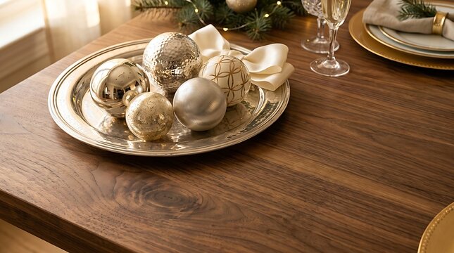 Decorative plate with carved roasted turkey and bread stuffing