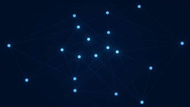 ?Dynamic network animation: nodes and connections unfolding in motion