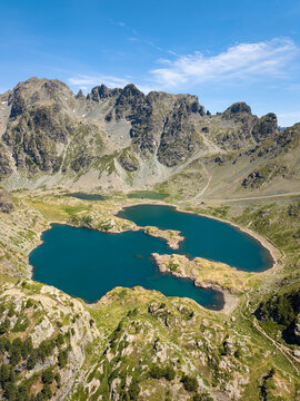 Roberts Lakes near Chamrousse in the French Alps