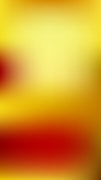 Gradient background with warm yellow and red hues creates a vibrant visual