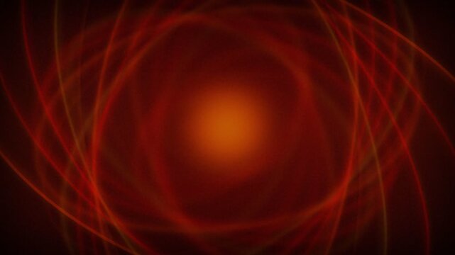 Cosmic Nebula Swirling Glowing Red Space Background