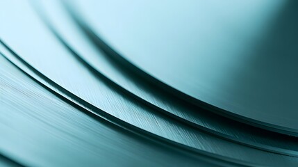 Naklejka premium Abstract Brushed Aluminum Sheets Curving Flow Background