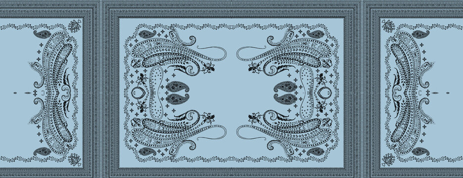 Textile digital design motifs pattern ikat rugs paisley front back and dupatta etc.