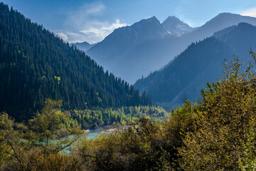 Mountain landscape near Lake Issyk in Kazakhstan © Emad Aljumah