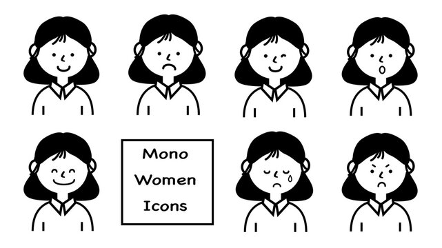 Business women, 女性アイコン