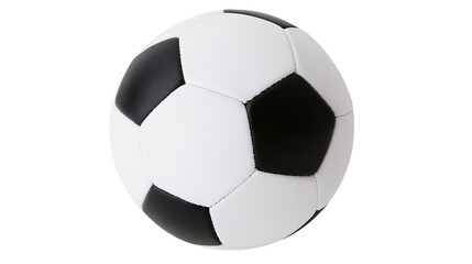 Naklejka premium Classic black and white soccer ball