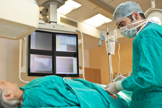 Patient in surgery