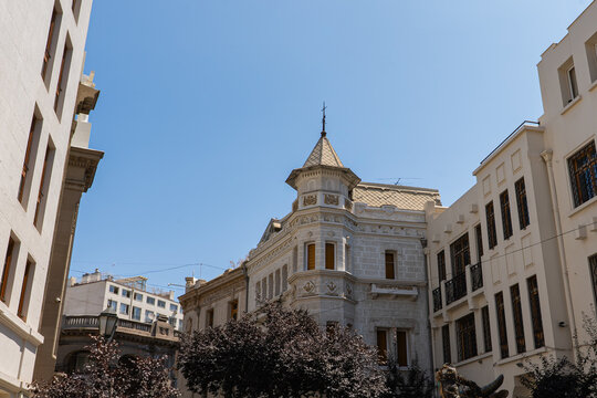 Historic Architectural Tower and Dome in Barrio Paris Londres