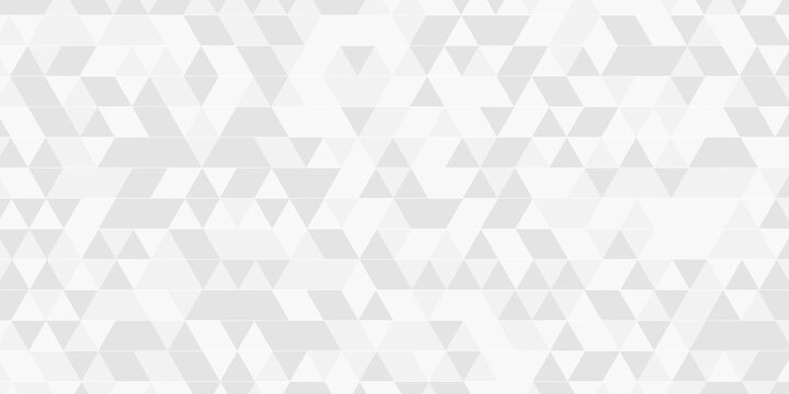 white and gray randomly low polygon paper triangle creative rectangle technology wallpaper. Polygon mosaic triangle, business banner corporate background.	
