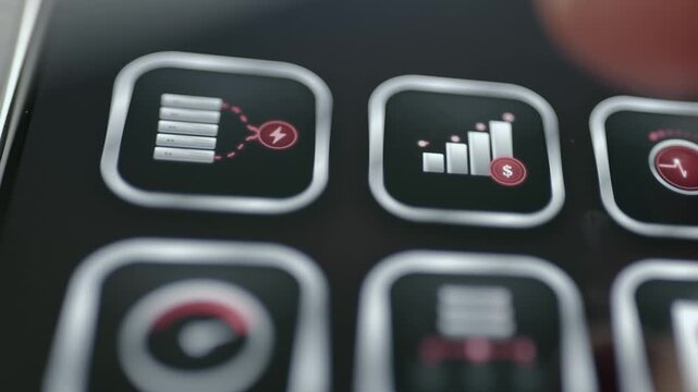 server energy management application icon grid