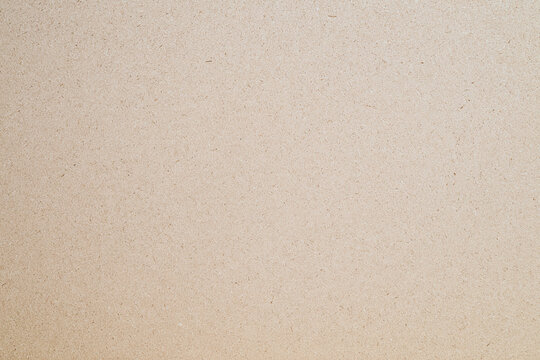 Fine Light Brown Particle Board Kraft Paper Texture Surface Background