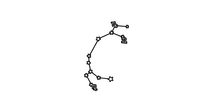 Molecular structure of organic compound.