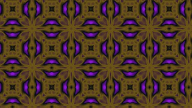 seamless pattern with purple flowers