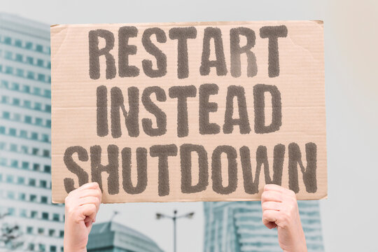 "Restart instead shutdown" Choosing the wrong option extends the task you wanted to end. COMPUTER. MISTAKE. DELAY. OPTION. TASK.