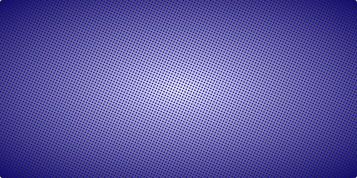 Close-up pixelated purple oval shape on white background
