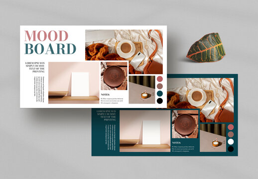 Moodboard Template With Dark & Light
