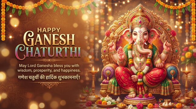 ganesh chaturthi background 