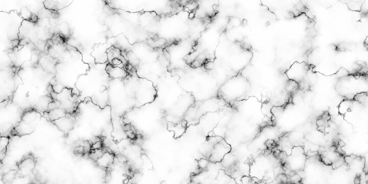 White marble texture Panoramic white background. marble stone texture for design. Natural stone Marble white background wall surface black pattern. White and black marble texture background.