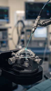 Precision Ophthalmic Surgical Laser Equipment Machine in Lab Laboratory