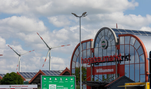 Hagebaumarkt hardware store embracing renewable energy in germany