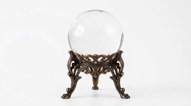 Crystal Ball on Ornate Stand