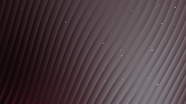 Dark maroon background with diagonal wavy textures and subtle light particles.