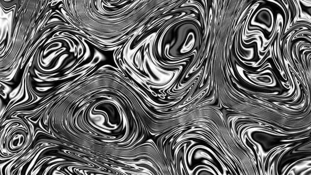 Black and white grunge texture background animation with glitch effect. 4K Quality Footage