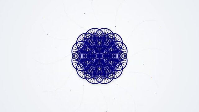 Independence day india celebration with rotating ashoka chakra symbol graphic