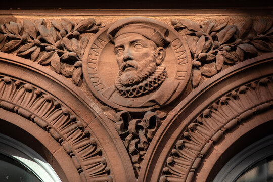 Giambologna Roundel Relief Sculpture on 193 Fleet Street, London