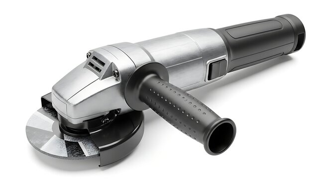 Angle grinder power tool equipment metal.
