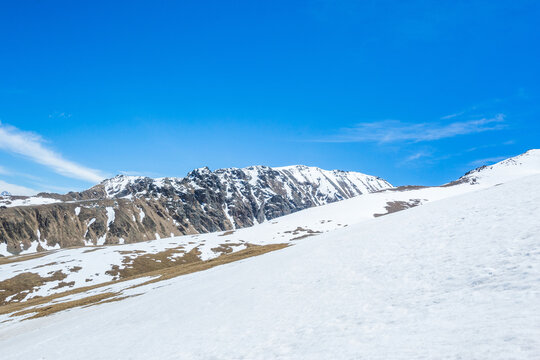 Caucasus Mountains landscape. Karachay-Cherkessia, Russia