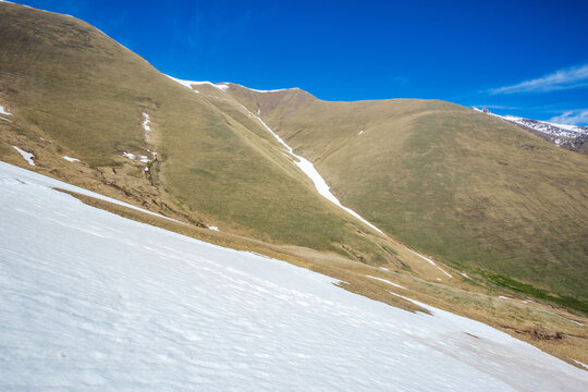 Caucasus Mountains landscape. Karachay-Cherkessia, Russia