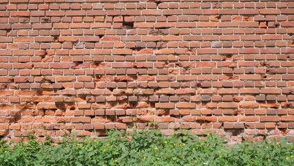 Red brick ruins old wall © makam1969