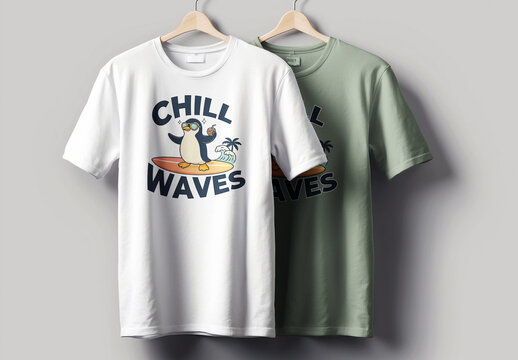 Chill Wave Summer Vacation Tshirt