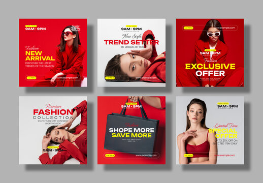Fashion Social Media Post Templates