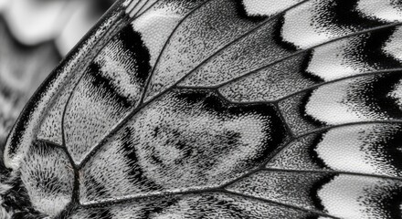 Macro texture of a patterned butterfly wing.